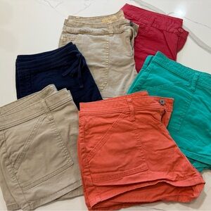 Women’s/Juniors Shorts - 6 Pairs - Size 9-11 - Unionbay, Arizona, City Streets